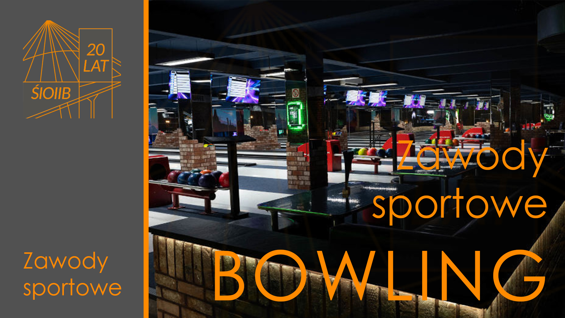 Turniej eliminacyjny Zawodów sportowych – Bowling w Bielski - Białej. Zapraszamy do udziału. 